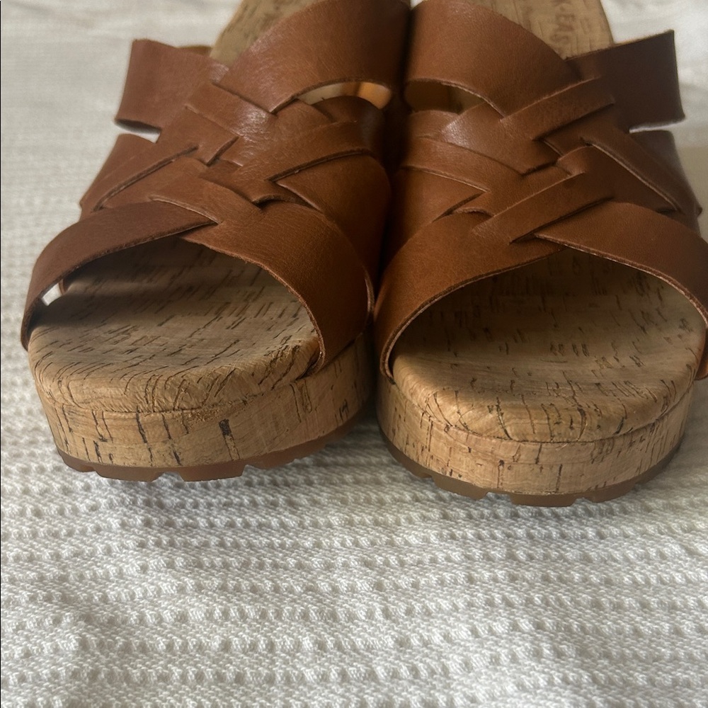 Kork-Ease Tan Leather Mules 8 - Picture 3 of 9